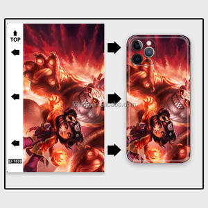 Vernice del fumetto camouflage smart phone copertura completa carta da parati riutilizzabile decalcomania del vinile 3D stampa adesivi in fibra di carbonio <span class=keywords><strong>per</strong></span> i telefoni - Product Image 5