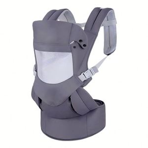 Porte-bébé ergonomique avancé, structure repensée, soutien lombaire renforcé, réglable, pliable, en coton, pour bébé de 0 à 6 mois - Product Image 1