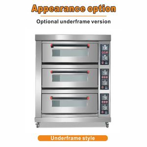 <span class=keywords><strong>Horno</strong></span> Eléctrico de Estilo Europeo DEBACK <span class=keywords><strong>para</strong></span> Panadería, Acero Inoxidable, 3 Niveles, Pantalla LED, Alta Productividad, Uso Comercial - Product Image 2