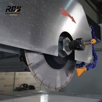Scie à pont CNC 5 axes RBB HQ-3220D pour la découpe de pierre, moteur 15KW, haute précision pour marbre et granit, utilisation facile, haute performance