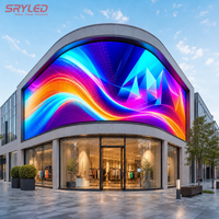 Disponibile: Schermo LED Pubblicitario Curvo 3D P6.25 IP65 5000 Nits per Esterni, Resistente alle Alte Temperature, per Centri Commerciali