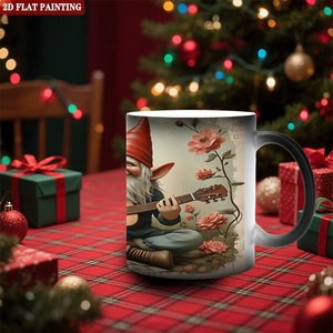 Frosted Black <b>Ceramic</b> Mug 11oz Sublimation Heat Activated <b>Cup</b> For Custom Design Printing - Product Image 2