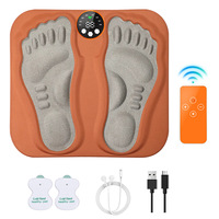 Masseur de pieds vibrant durable pour la maison, le bureau et les voyages, avec écran LCD, coussin de massage électrique pour soulager les douleurs aux pieds et aux jambes