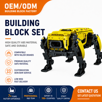 Mould King 15075/15067 Blocs de construction de chien robot mécanique, modèle motorisé télécommandé STEM, jouet d'assemblage éducatif DIY