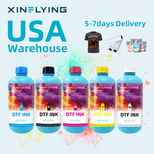 Tinta DTF XinFlying sin Sedimentos 1000ml, Tinta Anti-Settling para Transferencia Térmica en Prendas, Envío Rápido desde Almacén en EE. UU. - Product Image 1