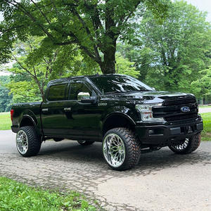 Jantes de camion en aluminium forgé monobloc, finition brillante, avec grand cache central flottant, 20-26 pouces, 8x165 mm - Product Image 5