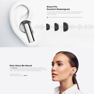 Infinix XE38 XBuds N5 หูฟังแบบใส่ในหูตัดเสียงรบกวน ANC กันน้ำระดับ 5.5 IPX4 ควบคุมด้วยระบบสัมผัส เสียงคุณภาพสูง Hi-Fi พร้อมไฟ LED - Product Image 3