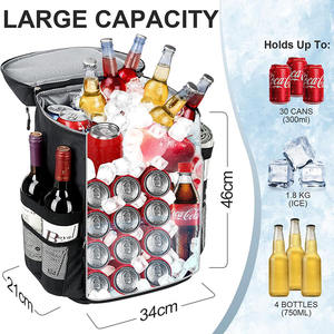 35L <strong>Cool</strong> <strong>Bag</strong> Backpack Large Insulated Cooler <strong>Rucksack</strong> Leakproof Picninc <strong>Bag</strong> for 4 Persons,Men Women Lunch <strong>Bag</strong> - Product Image 4