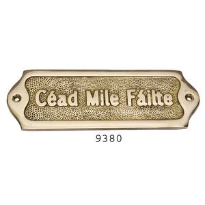 Panneau de porte nautique antique de vente chaude "Oh No Not You Again" signe de porte chromé Inde - Product Image 4