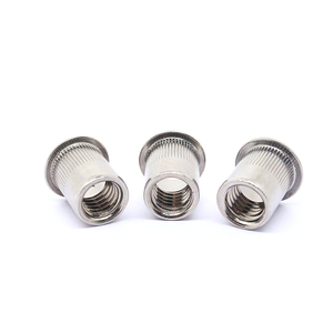 Tuerca Remachable de Acero Inoxidable 304 con Cabeza Plana y Extremo Abierto, Cuerpo Redondo, Precio de Fábrica - Product Image 2