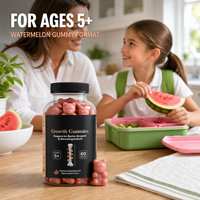 Vitamines Gélifiées D3 pour Enfants et Adolescents avec 5-HTP : Améliore la Mémoire et le Sommeil, Densité Osseuse Améliorée, Complément en Forme de Petits Ours