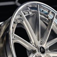 Juego de 2 Ruedas Forjadas LH 5x112 5x120 5X114.3 de 19 20 21 22 23 24 Pulgadas para Porsche 911 BMW F80 F90 G20, Ruedas de Aleación