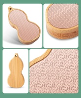 Écologique Lisse Simple Mode Style Râpe À Pieds Portable Poils De Bambou Bois Callus Remover Pédicure Outil