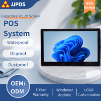 Terminales POS con Pantalla Táctil Capacitiva de 21.5 Pulgadas ODM/OEM, Windows/Android, Caja Registradora de Pared para Restaurantes de Comida Rápida