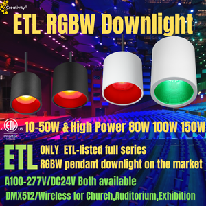 Lámpara Colgante LED Cilíndrica Moderna de 30W 50W 100W 150W con Certificación CETL y UL, Cambio de Color, DMX Inalámbrico, Wifi, RGB, RGBW, Iluminación para el Hogar - Product Image 5
