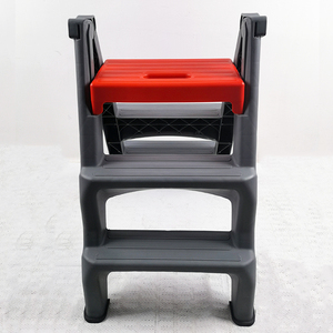 Xách tay ba bước băng ghế dự bị hộ gia đình ba bước dày bước Thang gấp Phân hộ gia đình nhựa gấp thang - Product Image 6