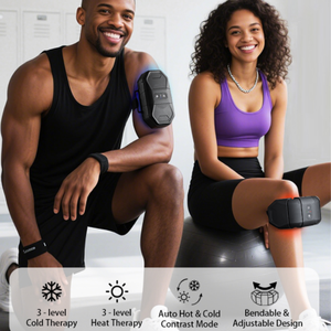 Mesin Terapi Panas dan Dingin 3 in 1 RecoveryTherm Cube Mesin Paket Es Elektrik untuk Nyeri Lutut Pinggang Betis - Product Image 2