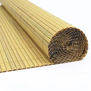 Recinzione oscurante incannuciate em dupla face PVC bambu fencescreen verde durável Jardim fronteira pátio privacidade varanda piscina