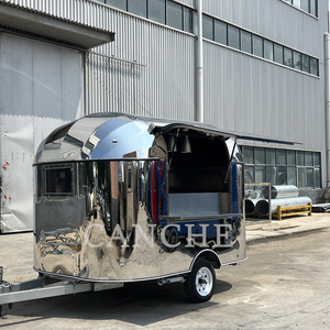 Fábricas chinas venden <span class=keywords><strong>comida</strong></span> remolque Camping barbacoa parrilla camión máquina de helados carrito de perritos calientes - Product Image 2