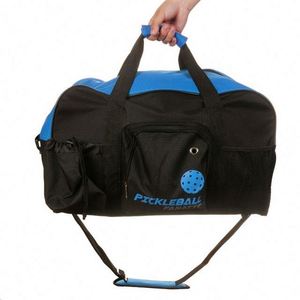Échantillon gratuit : Sac de sport personnalisé pour raquettes de tennis pour femmes, en PU, sac à bandoulière pour balles et raquettes de pickleball - Product Image 3
