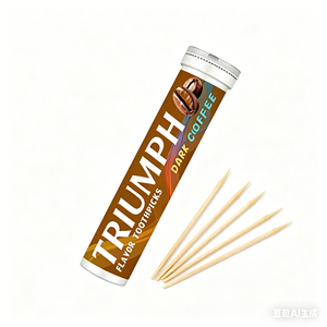 <span class=keywords><strong>Cure</strong></span>-dents aromatisés à la menthe, à la vanille et à la <span class=keywords><strong>cannelle</strong></span>, <span class=keywords><strong>cure</strong></span>-dents en bois naturel pour les soins bucco-dentaires et une haleine rafraîchissante - Product Image 3
