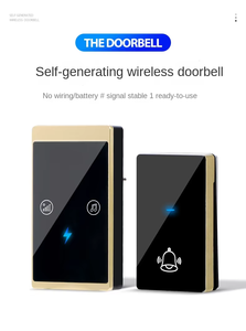 <span class=keywords><strong>Sonnette</strong></span> Intelligente <span class=keywords><strong>Sans</strong></span> <span class=keywords><strong>Fil</strong></span> Numérique à Écran Tactile Longue Portée <span class=keywords><strong>200m</strong></span> Résistante à l'Eau Installation Facile Alimentation par Batterie/Prise Bureau 38 Sonneries - Product Image 5