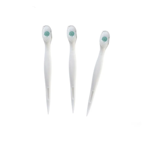 CE Certified Portable Travel Toothbrush Disposable Mini Fresh <b>Brushes</b> Strawberry Peach Flavor Pre-Pasted Beauty Personal Care - Product Image 1