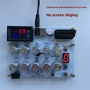 Simulateur universel OBD ECU ELM327 J1939 Outil de test de bus CAN pour le développement et le diagnostic des ECU de voitures, camions et véhicules utilitaires - Product Image 1