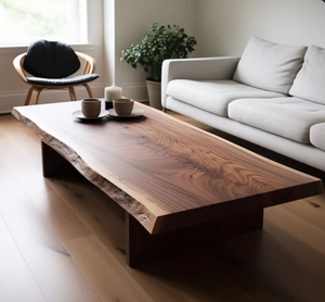Tavolo in Legno Massello di Acacia Naturale Stile <span class=keywords><strong>Zen</strong></span> Contemporaneo per Sala da Pranzo, <span class=keywords><strong>Cucina</strong></span> Aperta, Villa, Hotel, Appartamento, Caffè, Casa di Campagna - Product Image 5