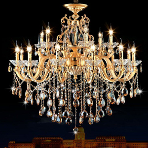 <span class=keywords><strong>Lampadario</strong></span> in Cristallo K9, <span class=keywords><strong>Lampadario</strong></span> a Sospensione <span class=keywords><strong>LED</strong></span> Europeo, Lampada a Sospensione Creativa E14 a Candela per <span class=keywords><strong>Soggiorno</strong></span> - Product Image 1