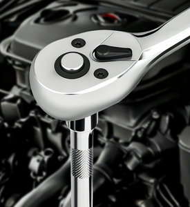 Jeu de clés à douilles professionnel de 216 pièces en Cr-V avec cliquet à 72 dents, kit d'outils manuels pour la réparation et l'entretien automobile - Product Image 2