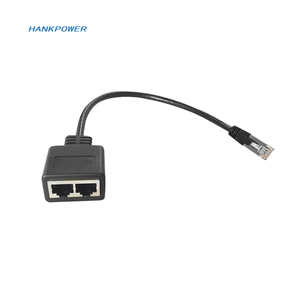 2 в 1 RJ45, сменный Разветвитель RJ45, сетевой разветвитель Ethernet, адаптер для ПК 1-2 разъема, удлинитель кабеля - Product Image 3