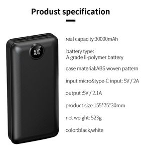 2021 meilleur <span class=keywords><strong>Powerbank</strong></span> <span class=keywords><strong>30000mah</strong></span> Mobile Chargeur Power Bank <span class=keywords><strong>30000mah</strong></span> Banques De Puissance de Charge Rapide <span class=keywords><strong>30000Mah</strong></span> Banque D'alimentation Personnalisé - Product Image 6
