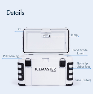 50L 70L 120L Custom Campingปิกนิกใช้เกรดอาหารPPหนาฉนวนกันความร้อนชั้นแบรนด์ขนาดใหญ่Commercial Ice Chest Coolerกล่อง - Product Image 6