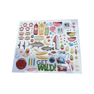 3D Epoxy Children's Jewelry Sticker Pu sticker Kids Life Fun Stickers