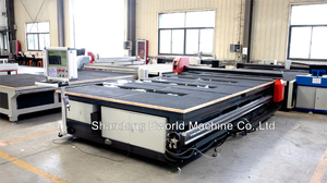 Máquina de Corte de Vidrio CNC E-WORLD, Espesor de 3-19 mm, Control PLC, Alta Precisión, Construcción de Acero - Product Image 3