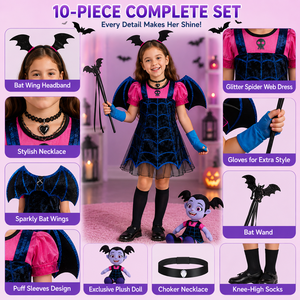 BAIGE Venta al por mayor de Halloween Venta caliente Little <span class=keywords><strong>Nana</strong></span> Dress TV & Movie Style Vampire Wings Skull Mermaid Costume - Product Image 2