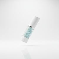 Flacon pompe sans air en plastique AS ABS PP de 15 ml, 30 ml, 50 ml, emballage cosmétique, lotion, crème pour le visage, soin de la peau, récipient vide, logo personnalisé
