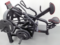 Équipement commercial de Gimnasio Machines chargées de plaques de musculation Entraînement arrière en acier Rangée assise Super rameur à ramer