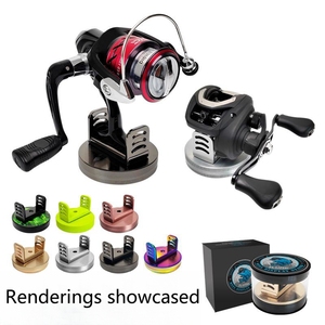 Nouveau design <span class=keywords><strong>support</strong></span> de <span class=keywords><strong>moulinet</strong></span> de pêche roue tournante roue goutte à goutte d'eau étagère de roue de pêche à la mouche présentoir de <span class=keywords><strong>moulinet</strong></span> de pêche - Product Image 3