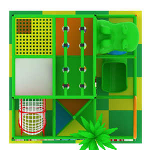 ออกแบบสนามเด็กเล่นในร่มธีมป่าด้วยตัวเอง พร้อมสไลเดอร์ สำหรับเด็กเล็กเชิงพาณิชย์ - Product Image 5