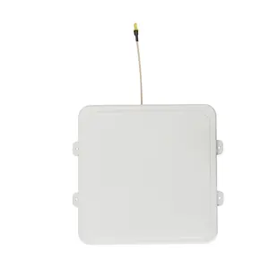 Antena UHF RFID de polarización circular pasiva de alta ganancia de 8dBic, antena de lector RFID interior para almacén