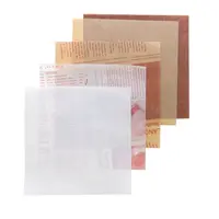 1000 Sheets Precut 4x4 Parchment Paper Squares, Bulk Brown