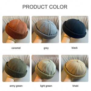 Bonnet Docker Marin Unisexe Sans Bord Respirant Hip-Hop Réglable - Product Image 4