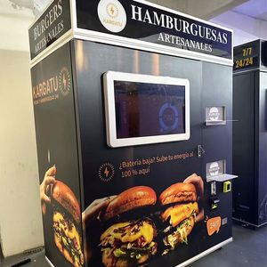 Distributeur automatique de pizzas intelligent d'intérieur à écran tactile 24h/24, entièrement automatique, avec tailles de 10/12 pouces, capacité de 20 à 150, surveillance à distance - Product Image 2