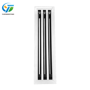 Hiện đại HVAC tuyến tính thông gió lưới tản nhiệt HVAC hệ thống tuyến tính nhựa thép kênh khuếch tán lõi có thể tháo rời cho điều hòa không khí - Product Image 5