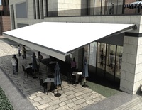 Voile d'ombrage d'extérieur rétractable, pouces, grand format, 5m, résistant en aluminium, électrique et Durable