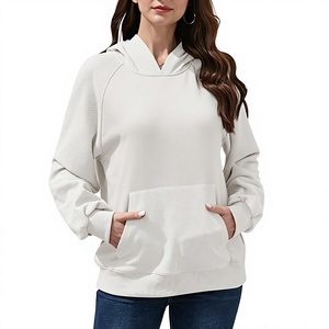 Unisex <b>White</b> Dinosaur Print Hooded Sweatshirt Long Oversized Casual Pocket Hoodie Knitted Cotton French Terry Autumn Wear - Product Image 3