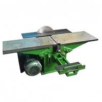 Raboteuse multifonctionnelle RB certifiée CE, épaississeuse, équipement de travail du bois avec tête de coupe droite, scie à table coulissante
