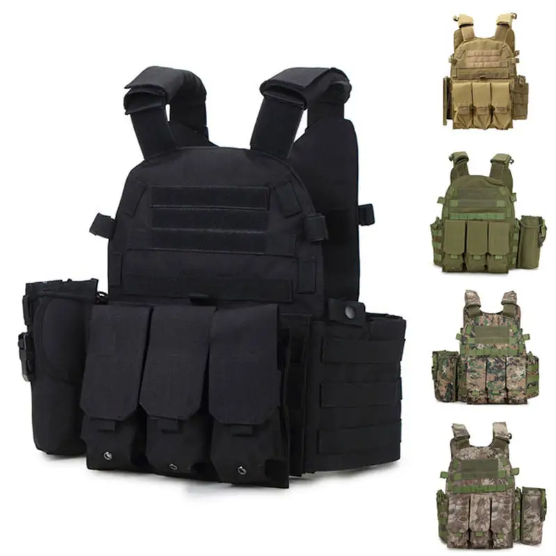 Sturdyarmor-Équipement tactique multifonctionnel, équipement Chaleco Tactisch, gilet de sécurité noir à vendre, 6094